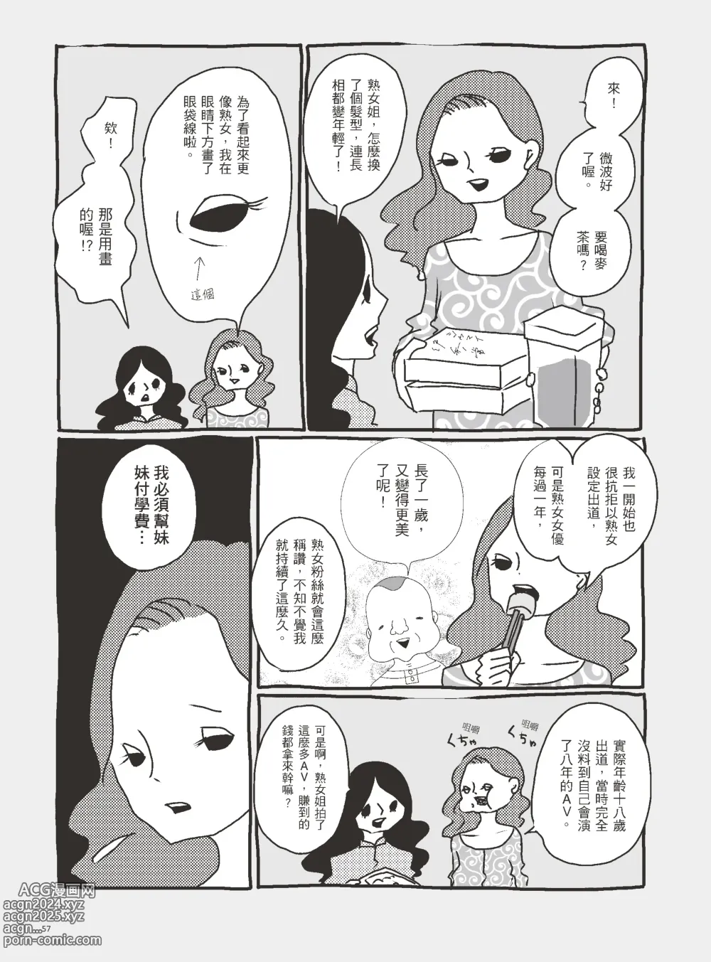 Page 62 of manga 我當AV女優的那些年 3