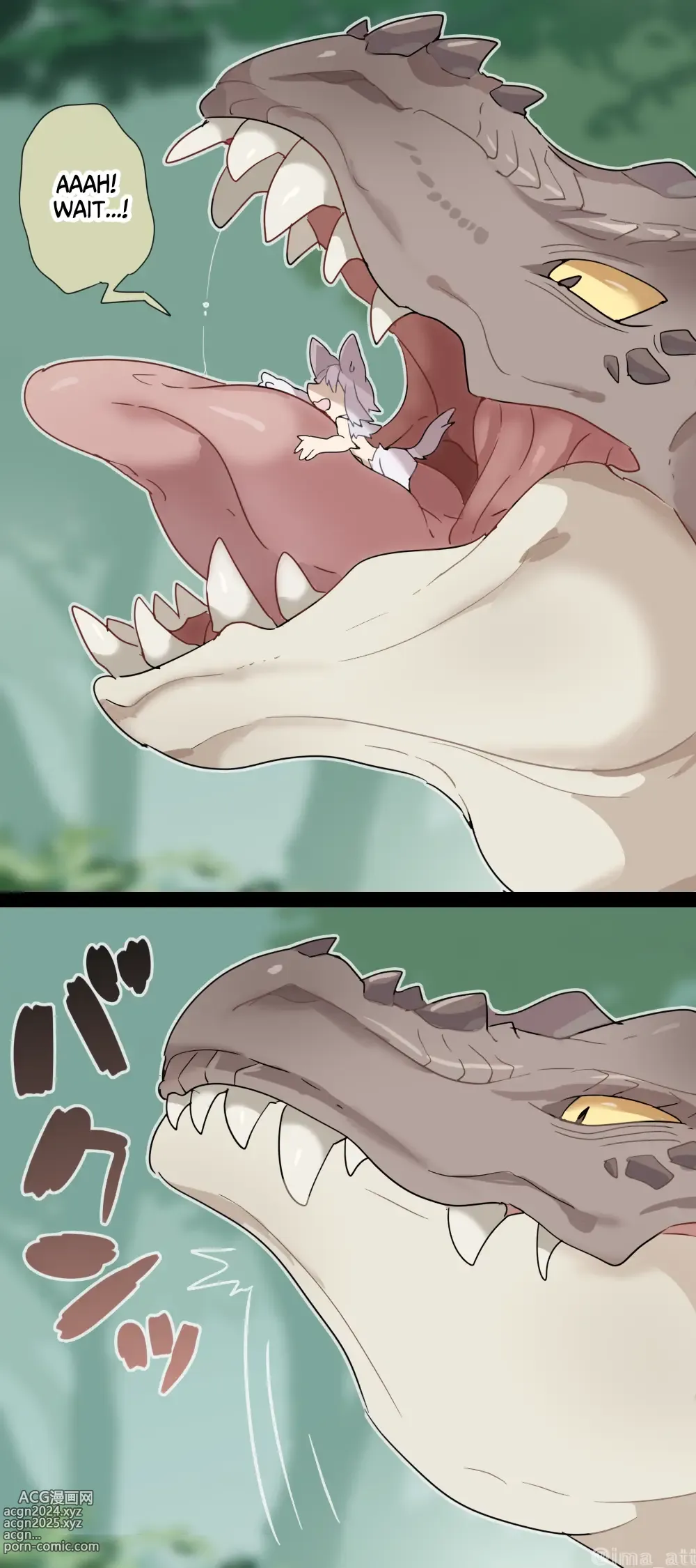 Page 4 of doujinshi Dinosaur-shaped dragon VORE