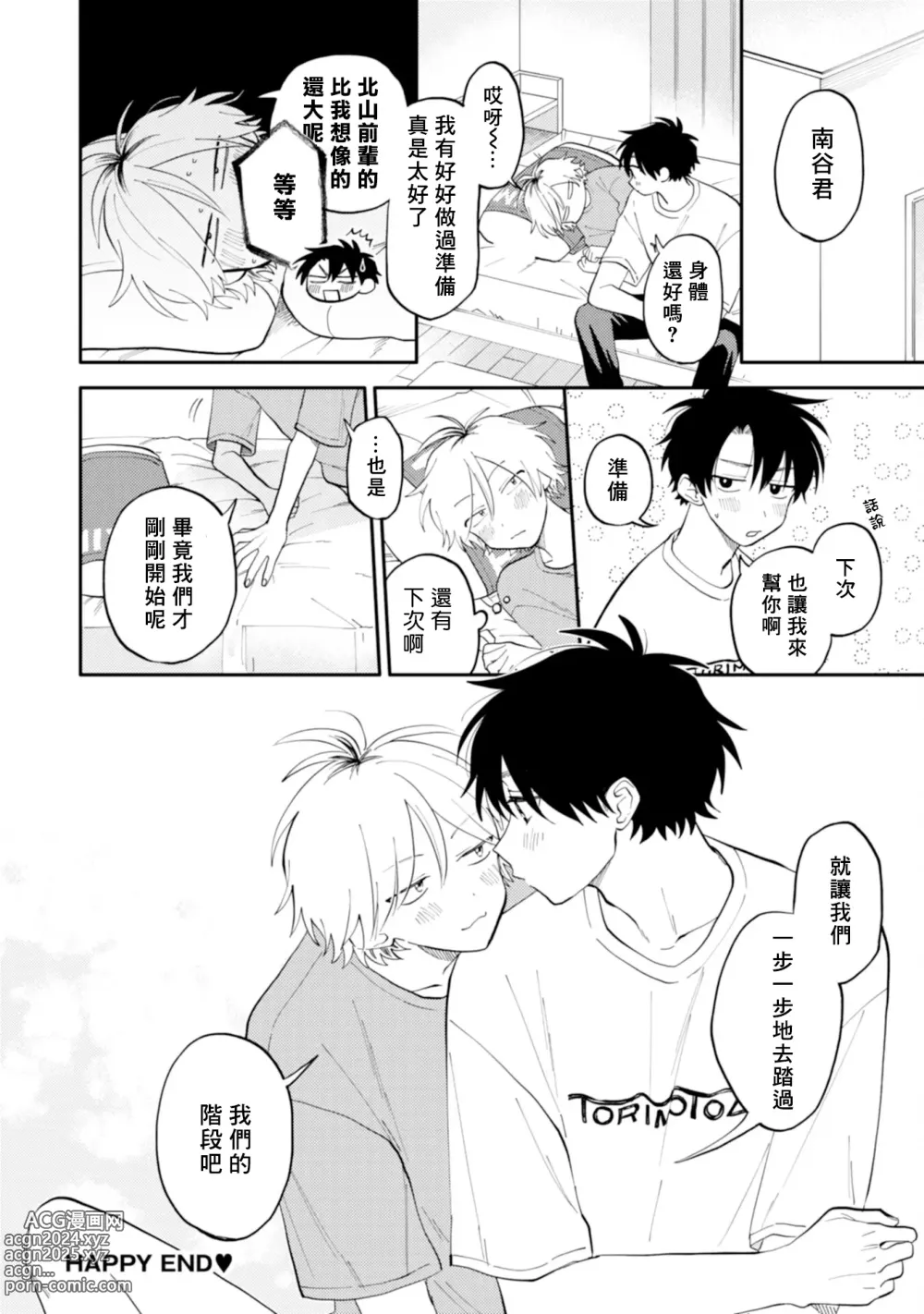 Page 162 of manga 北山君与南谷君