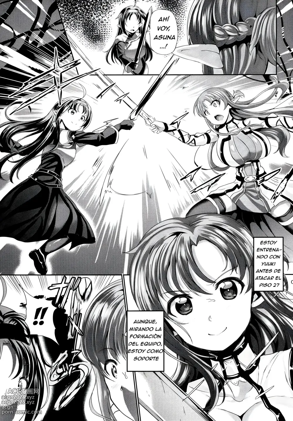 Page 8 of doujinshi Agonia online de la espadachina