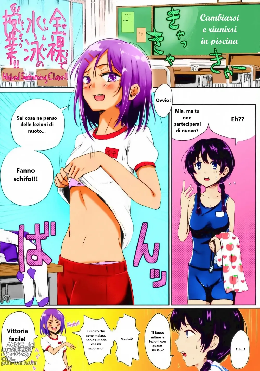 Page 2 of doujinshi Lezione di nuoto nuda!! (decensored)