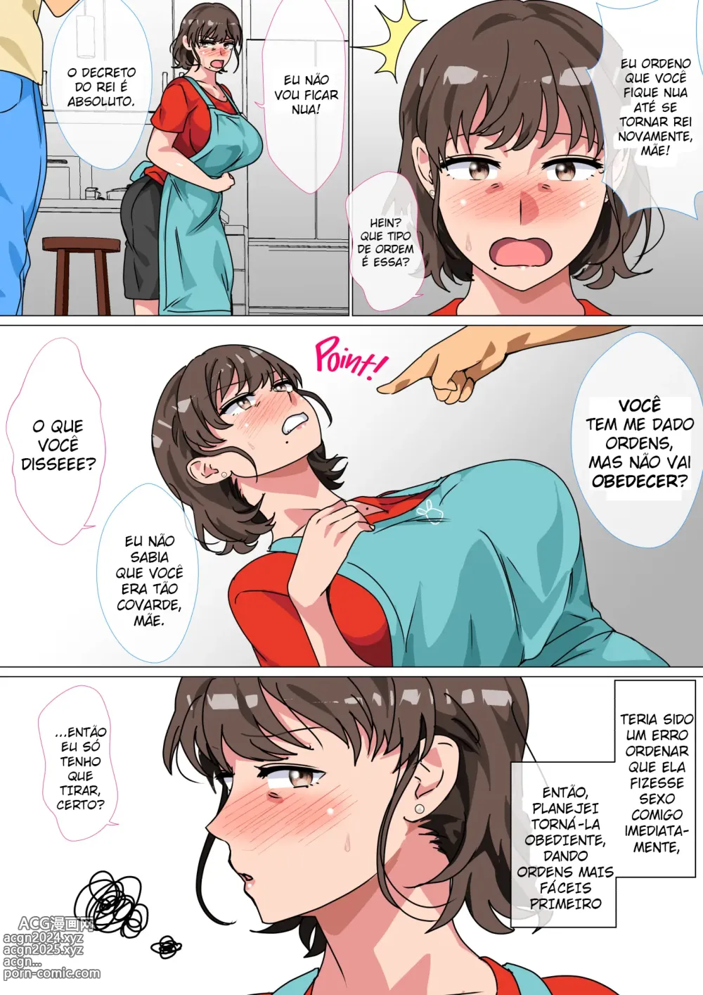 Page 13 of doujinshi Eu ordenei que minha mãe fizesse sexo comigo no jogo do King