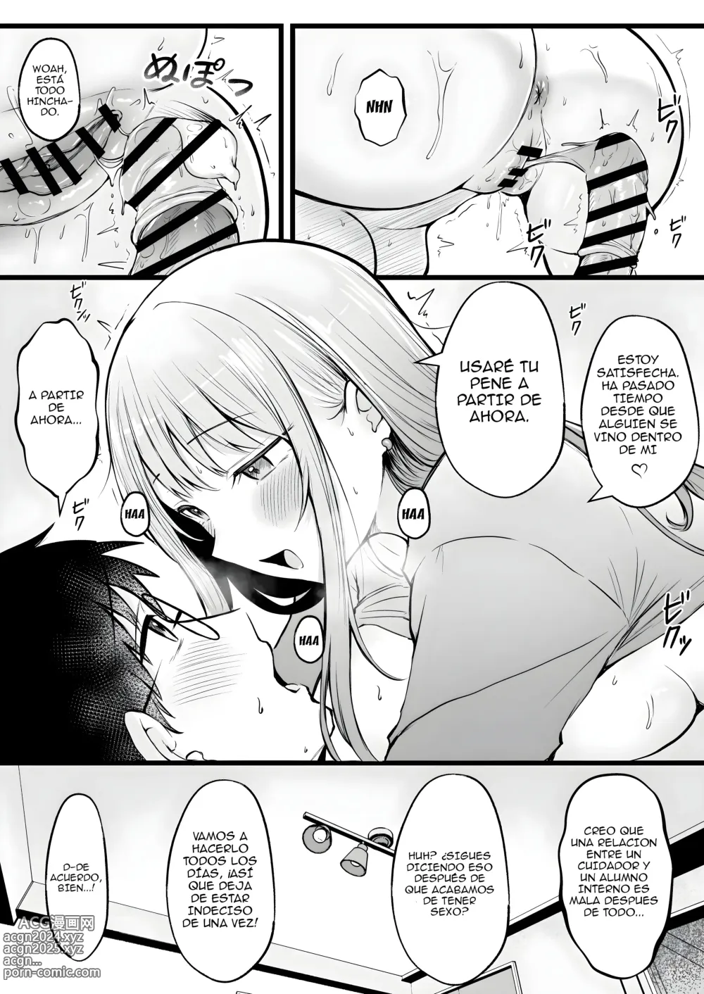 Page 28 of doujinshi Influenciado por las Gals del dormitorio de chicas que administro Parte 1 y 2