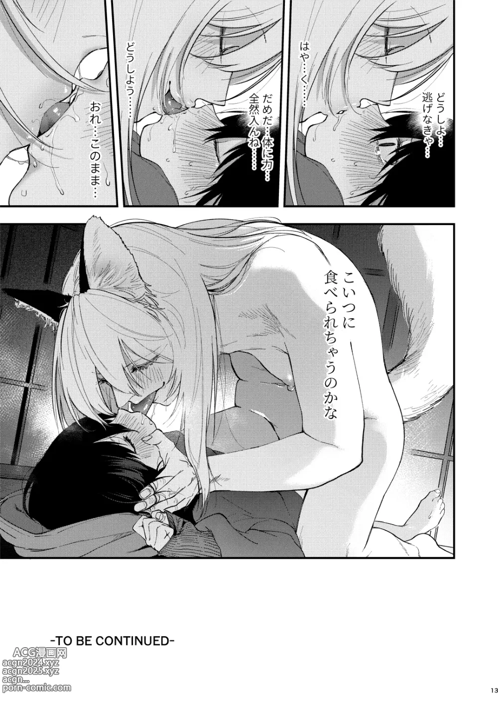 Page 14 of doujinshi Kusozako Mesu Ochi Kitsunedanshi de Seitsuu Suru Hon. -Junbigou-