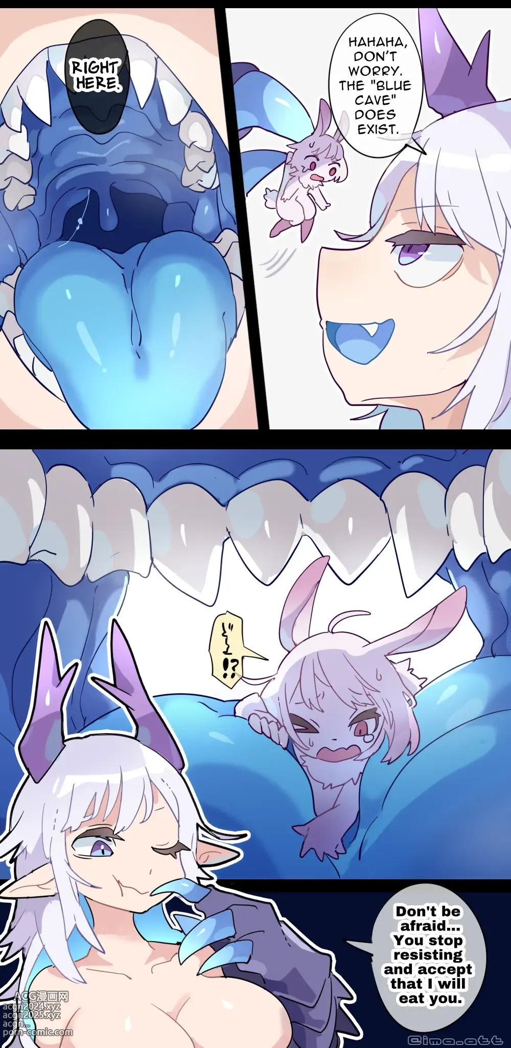 Page 2 of doujinshi Giant Demon Woman VORE