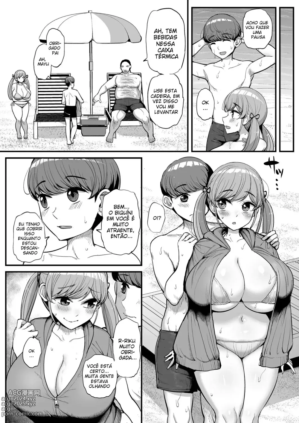 Page 19 of doujinshi My Petite Girlfriend Is My Dad's Sex Slave ~Family Trip~