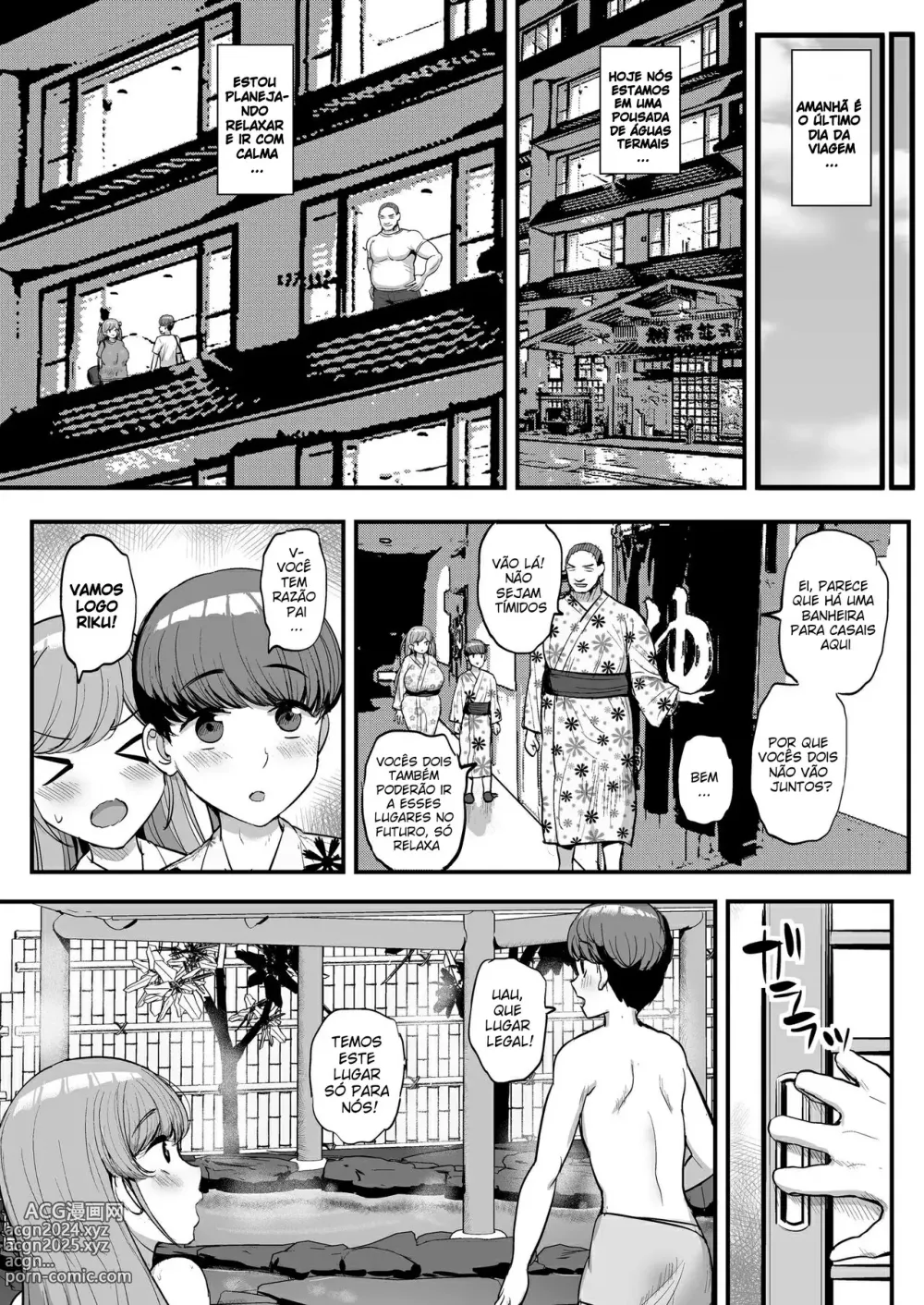 Page 45 of doujinshi My Petite Girlfriend Is My Dad's Sex Slave ~Family Trip~