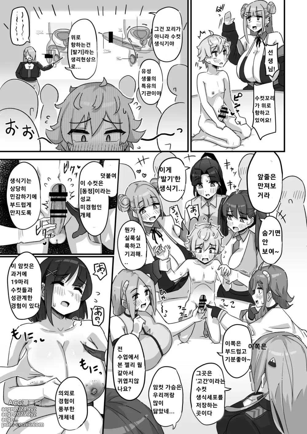 Page 10 of doujinshi Kyou no Jugyou wa, Chikyuujin no Hanshoku Katsudou no Kansatsu desu. - Todays lesson is observation of the breeding activities of earthlings.