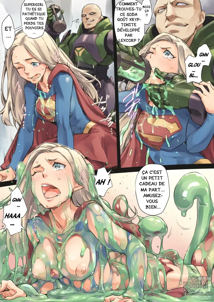 Page 9 of doujinshi supergirl