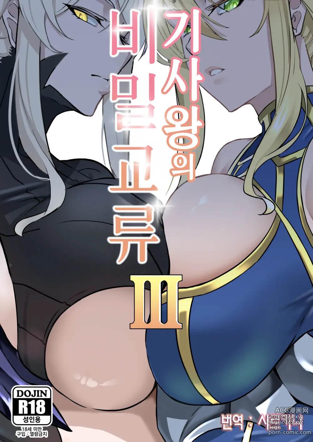 Page 1 of doujinshi 기사왕의 비밀교류 3