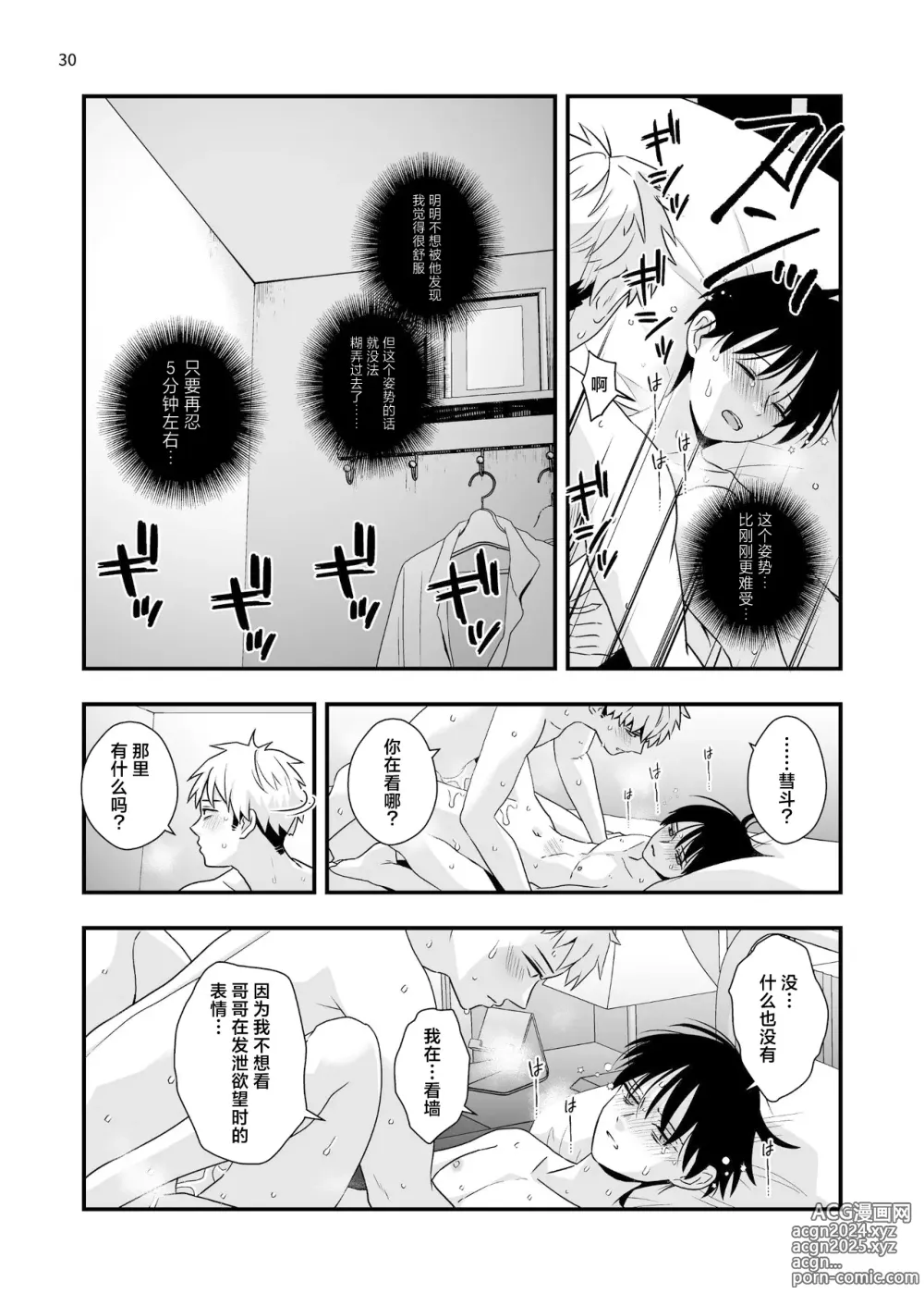 Page 30 of doujinshi Boku shika Shiranai Ani no Kao 2