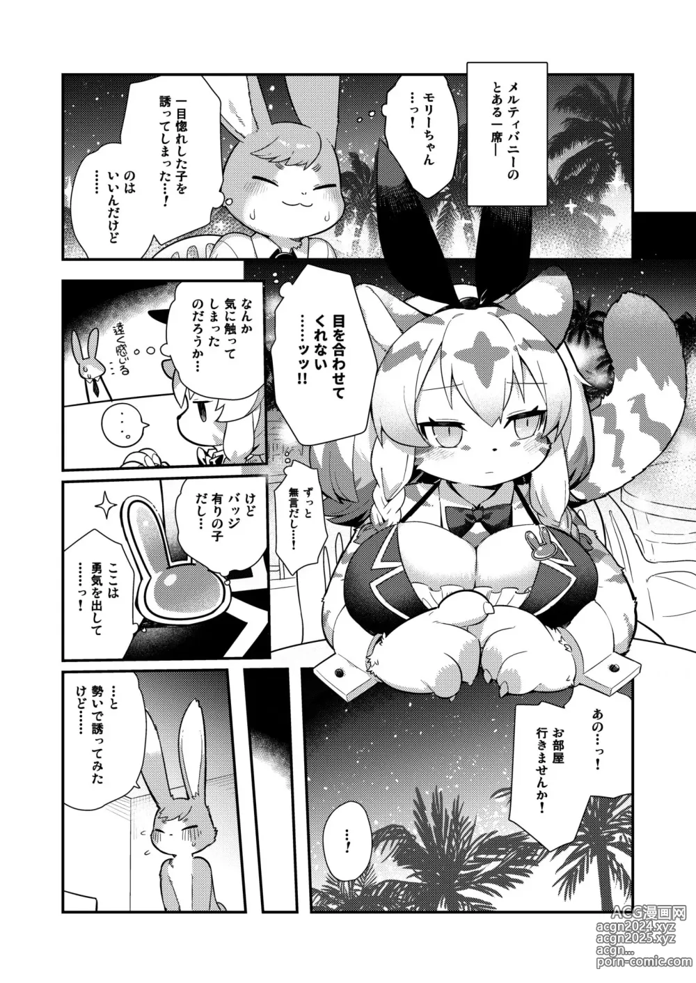 Page 33 of doujinshi Youkoso! Melty Bunnys e side Cutest Girls