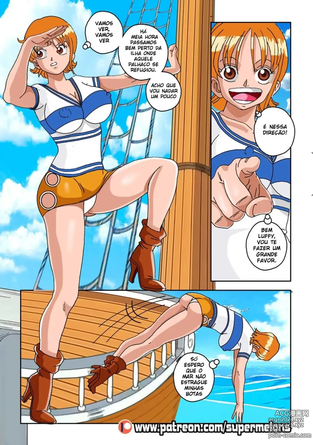 Page 163 of doujinshi One piece