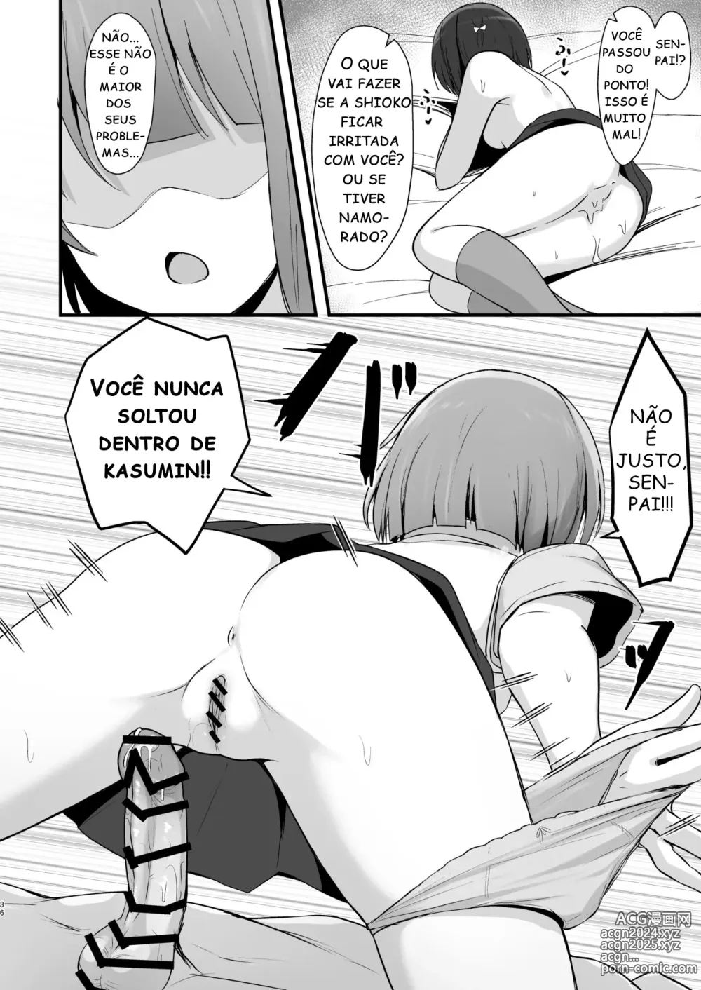 Page 35 of doujinshi O Paradigma de Shioriko e Kasumi