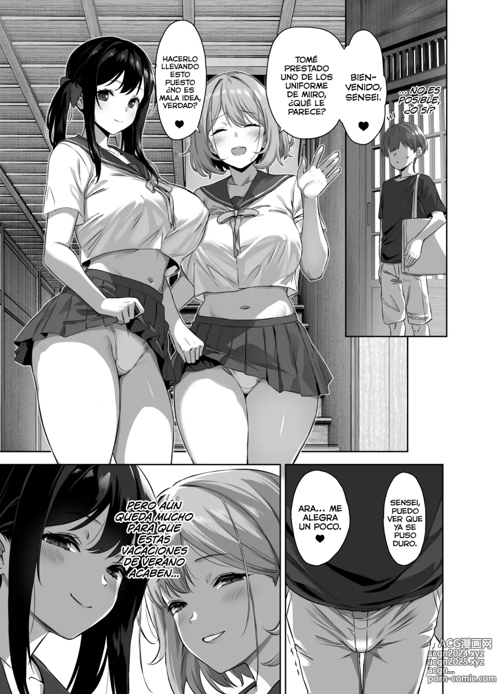 Page 48 of doujinshi Natsu to Inaka to Yuuwakushitekuru Dekkai Oshiego 02