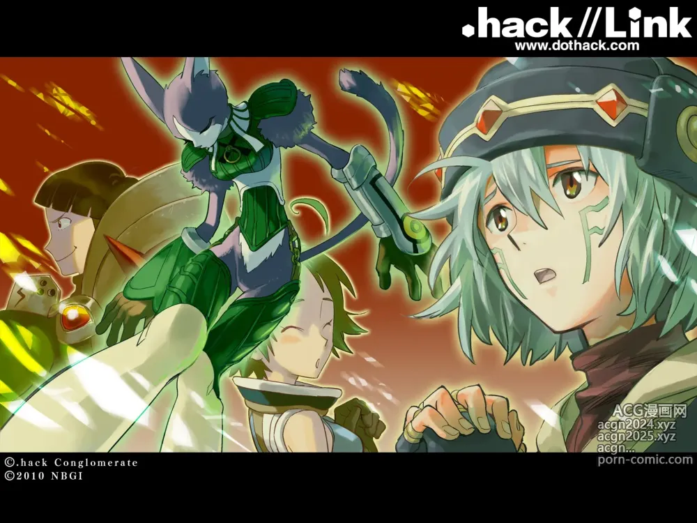 Page 1 of imageset .Hack//Link Wallapapers / Dot Hack//Link Wallapapers