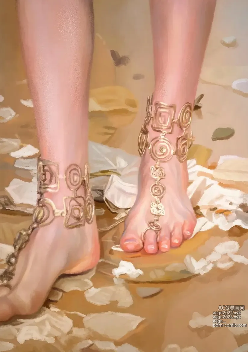 Page 36 of imageset Selected Realistic Foot Paintings