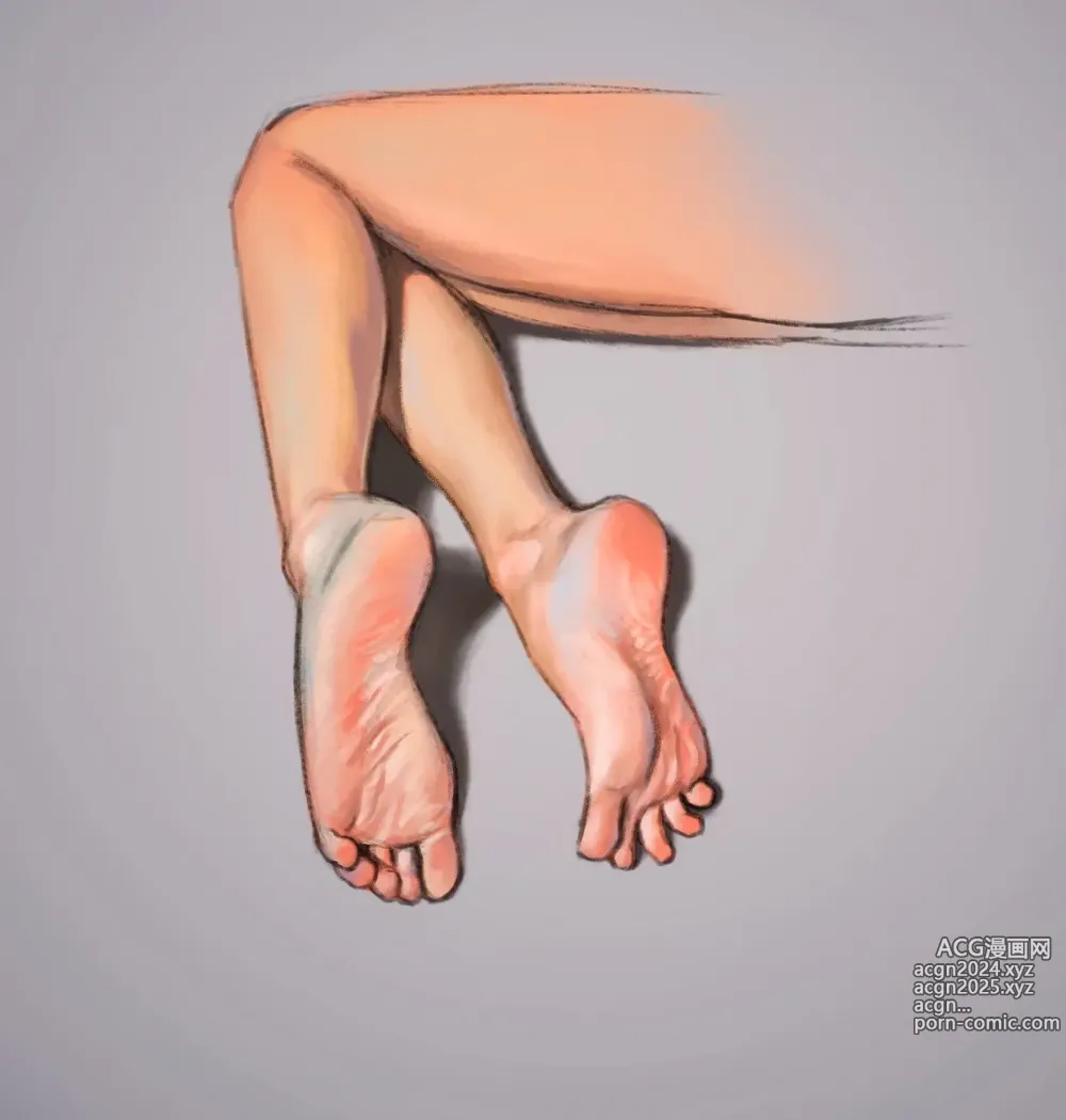 Page 38 of imageset Selected Realistic Foot Paintings