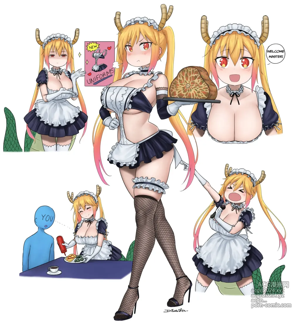 Page 154 of imageset Miss Kobayashis Dragon Maid Collection