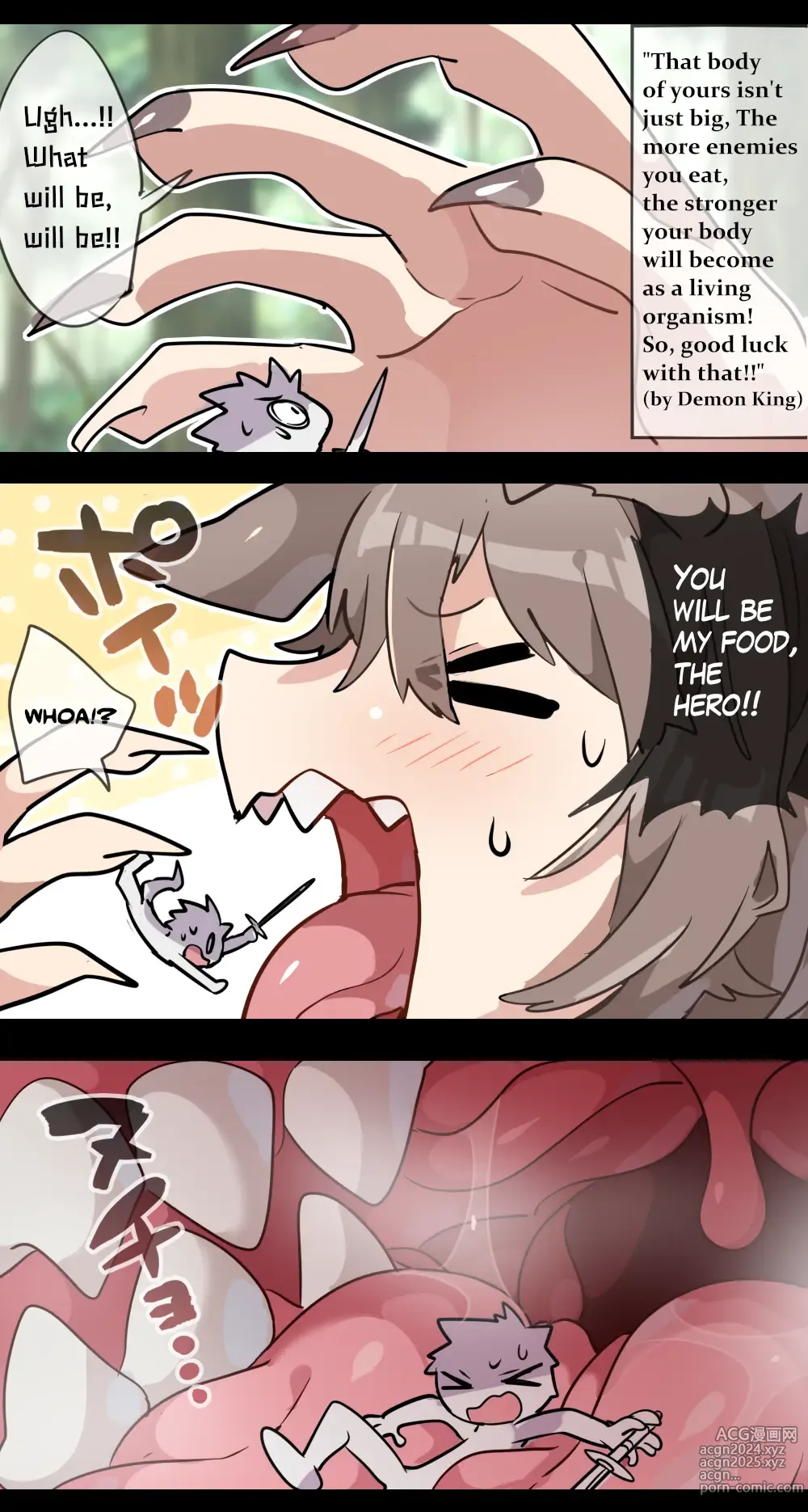 Page 2 of doujinshi Giant Dog Girl VORE & GTS