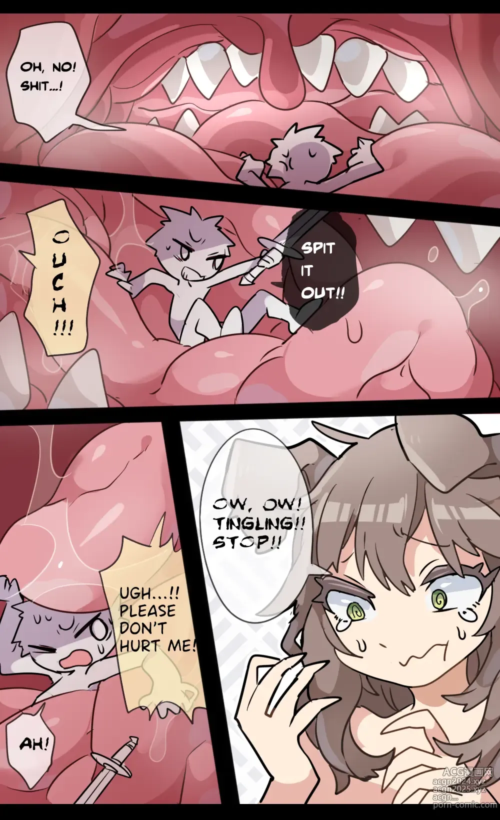 Page 3 of doujinshi Giant Dog Girl VORE & GTS