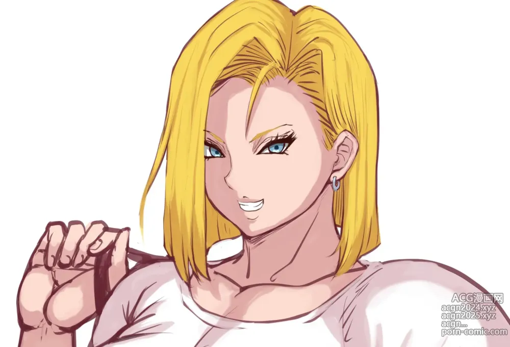 Page 11 of imageset Ponkotsu - Android 18 CG compilation