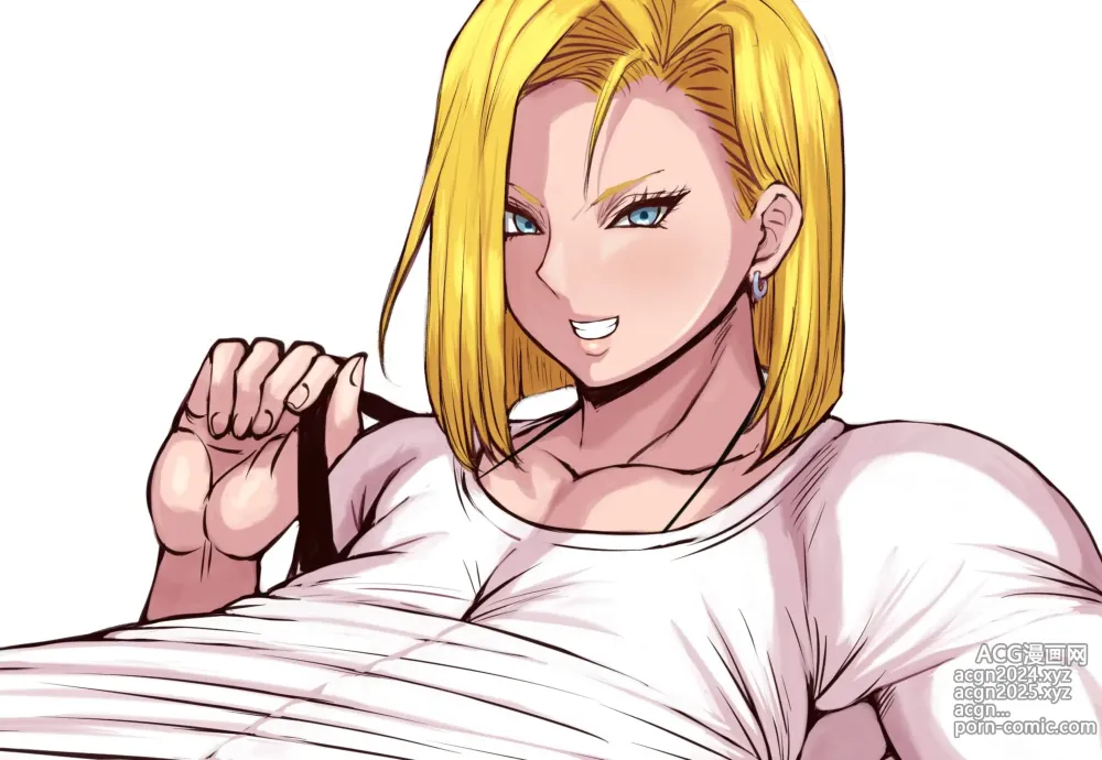 Page 12 of imageset Ponkotsu - Android 18 CG compilation