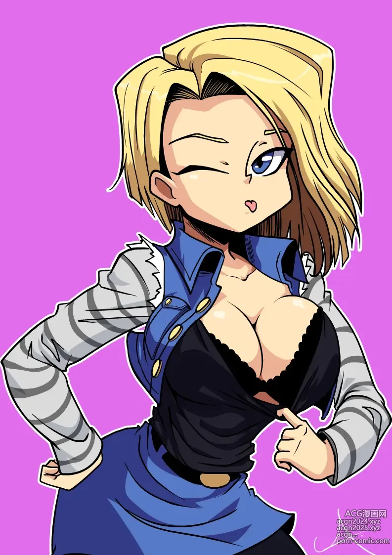 Page 54 of imageset Android 18 and Friends - Collection