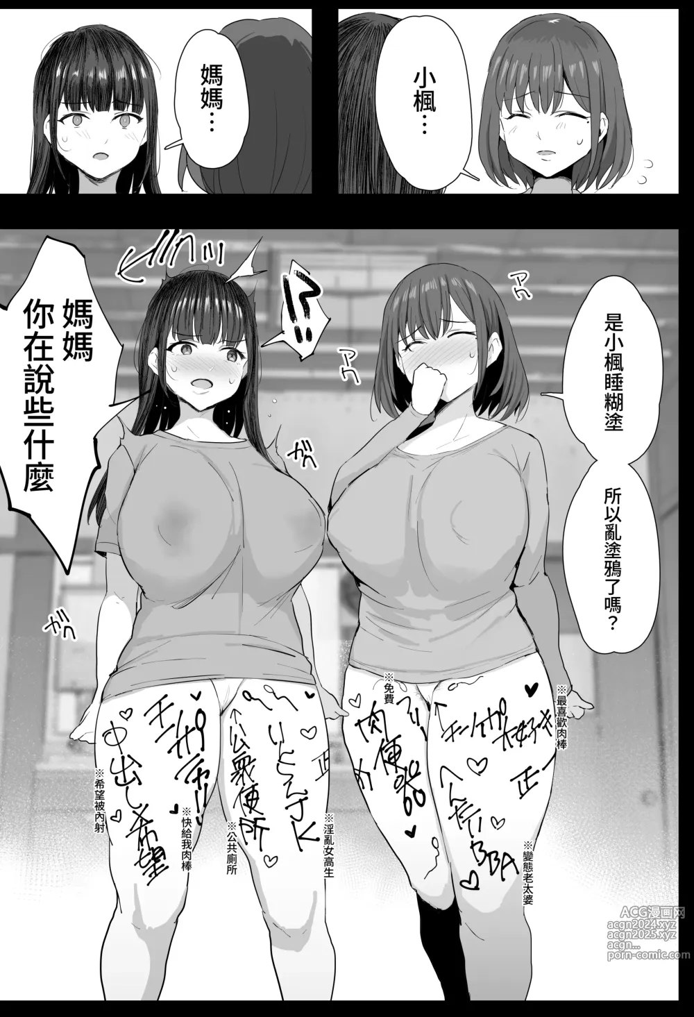 Page 10 of doujinshi Watashi-tachi, Oyakodon AV Totte Joreishimashita