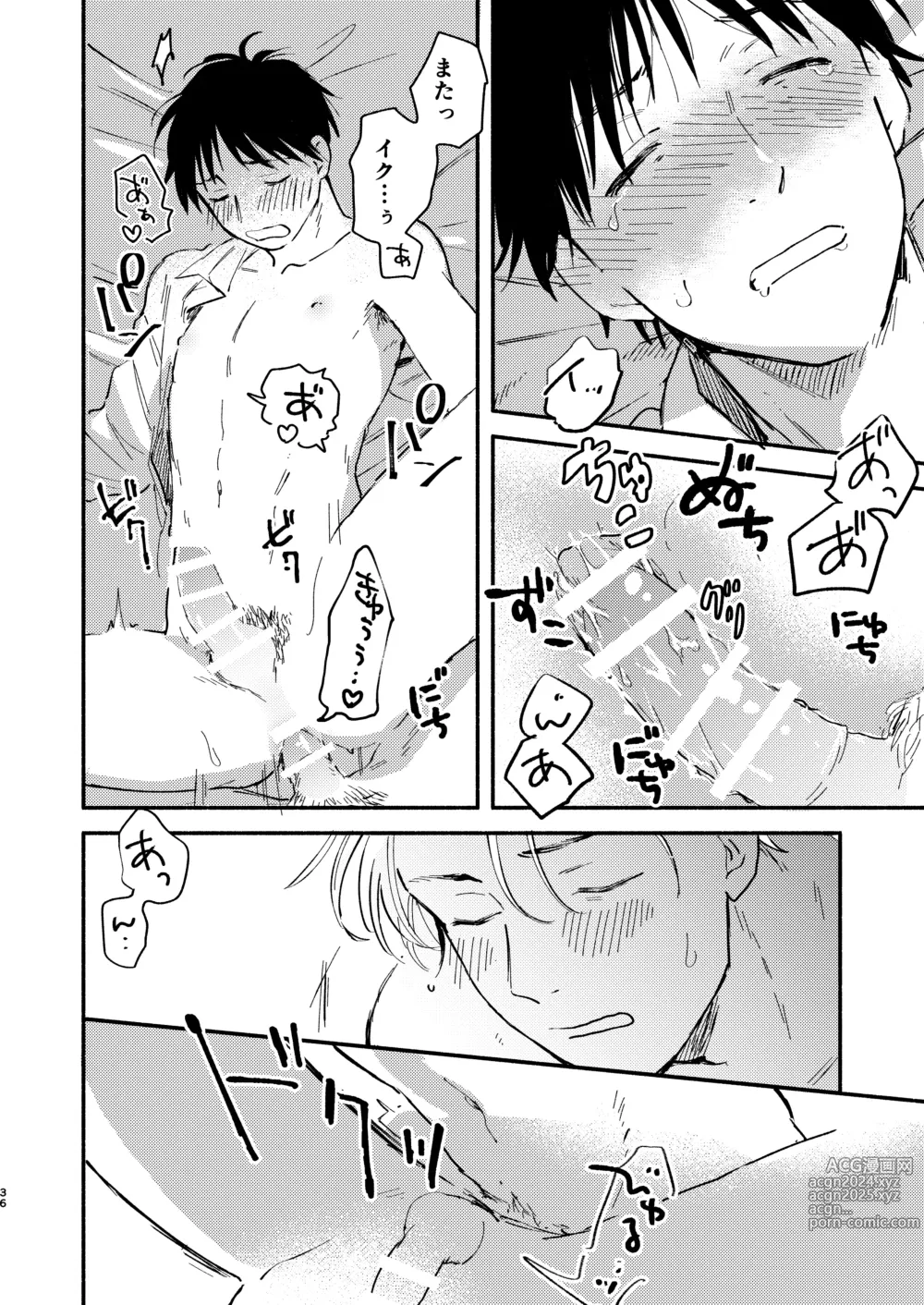 Page 36 of doujinshi Fukugyou Bareta! Nonke Ryman ni Sharei o Chiratsukasete xx Shite Moratta 2