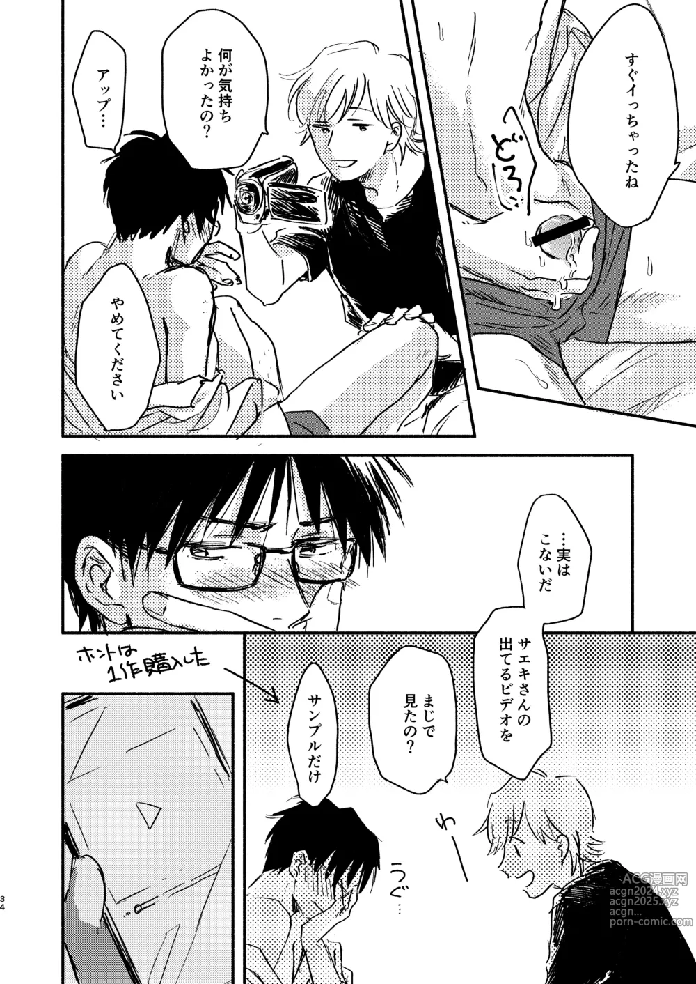 Page 34 of doujinshi Nonke Ryman ni Sharei o Chiratsukasete xx Shite Moratta