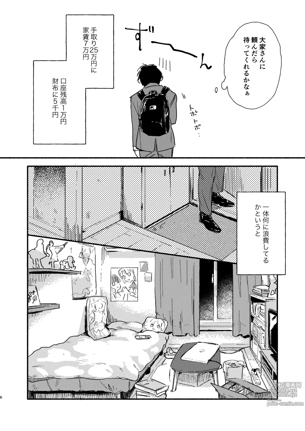 Page 6 of doujinshi Nonke Ryman ni Sharei o Chiratsukasete xx Shite Moratta