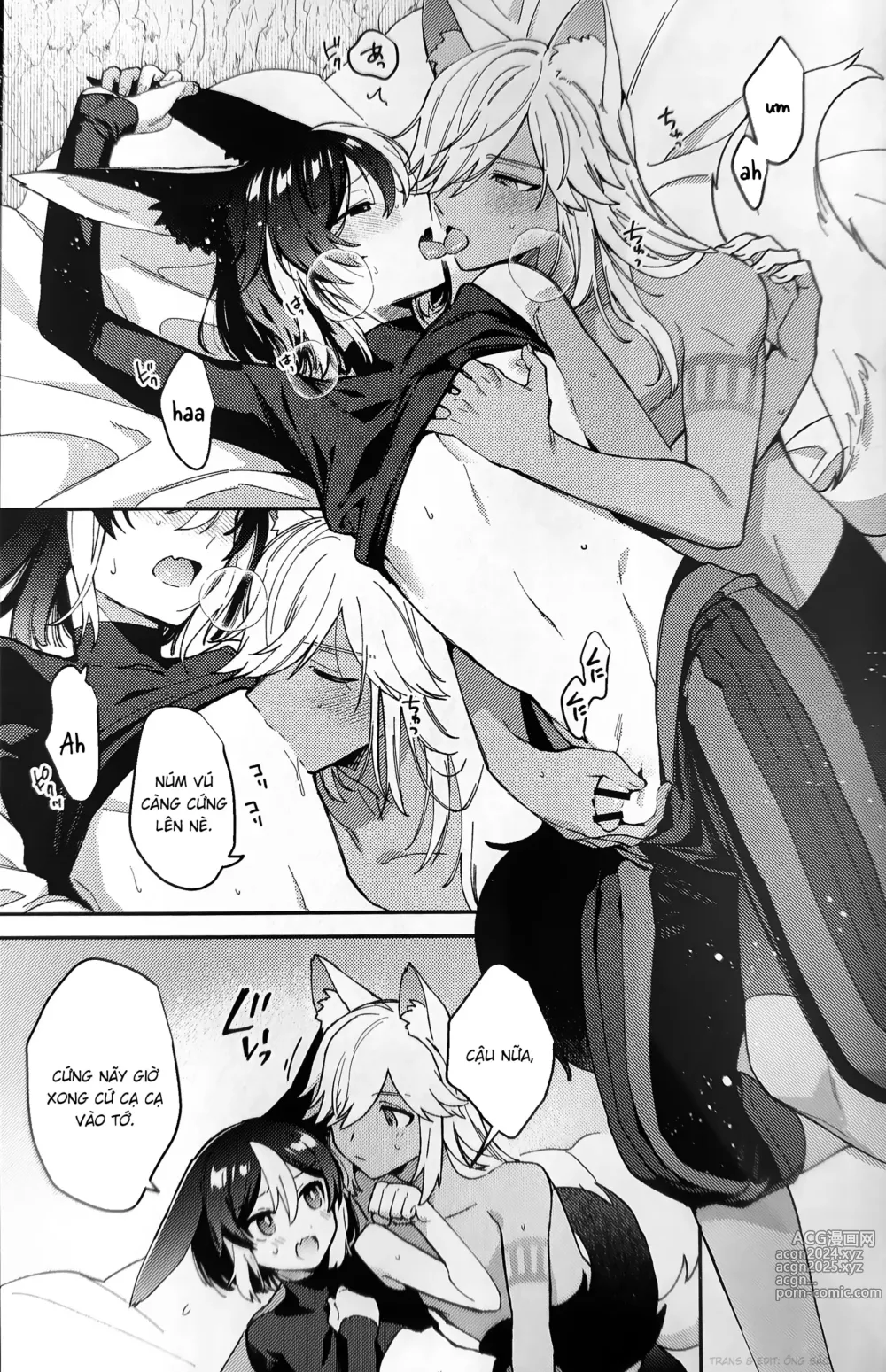 Page 30 of doujinshi ookami ni natta tomodachi no yosuga okashii!!