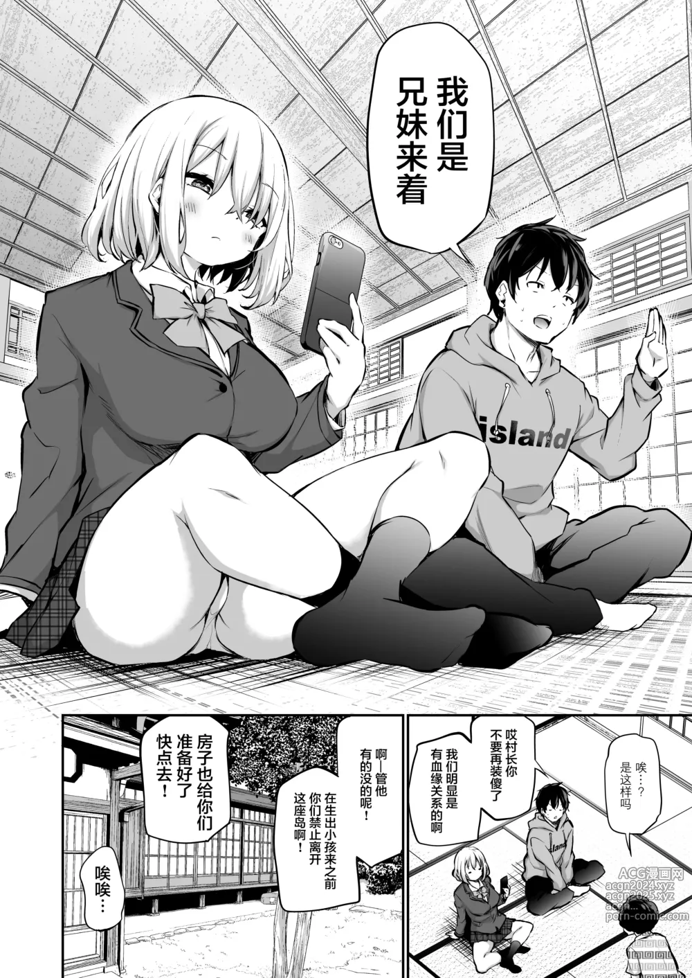 Page 3 of doujinshi 不让妹妹怀孕的话就离不开的岛 (decensored)