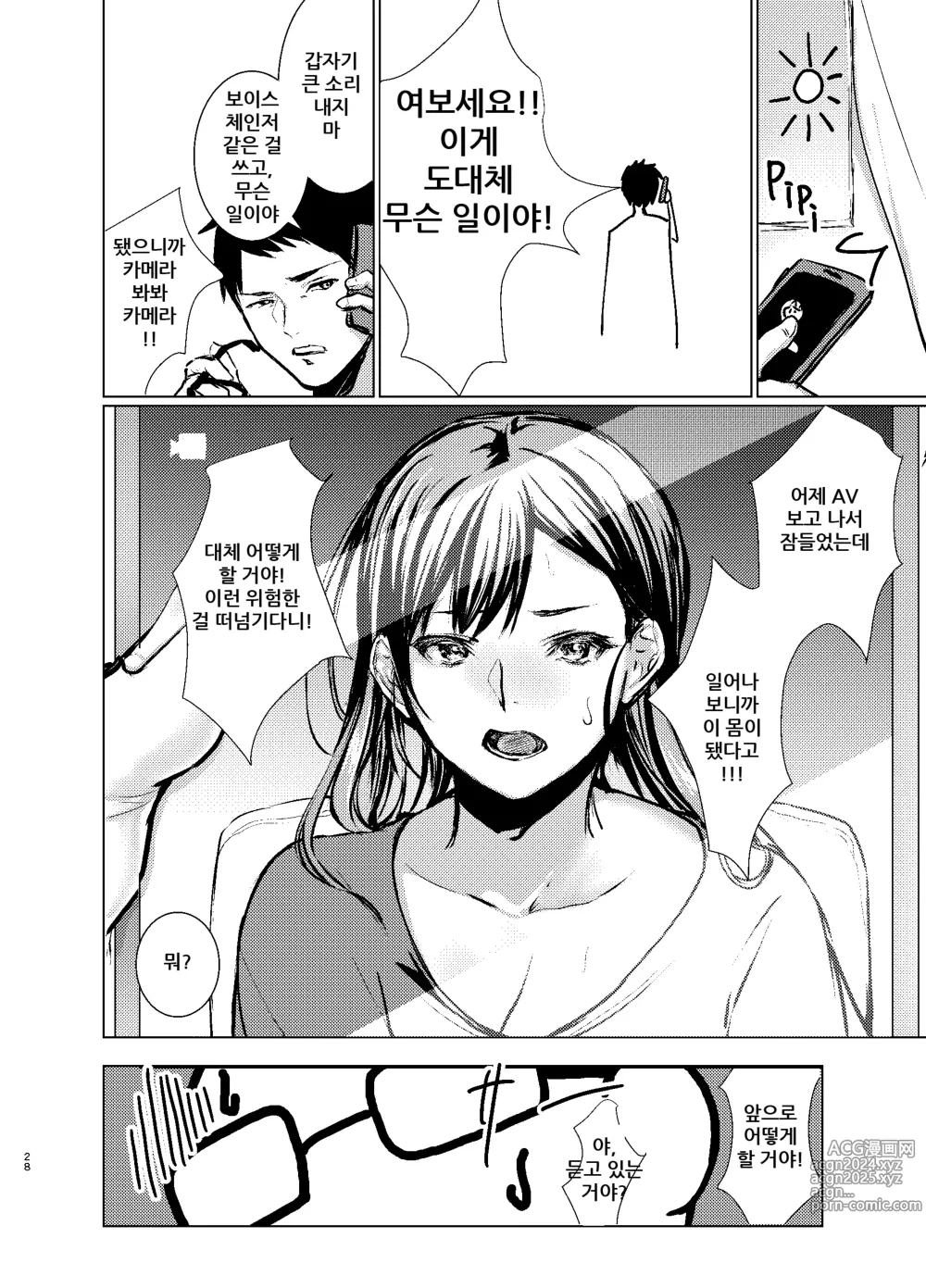 Page 29 of doujinshi 게이머인 내가 코스프레 AV의 히로인이 된 사연