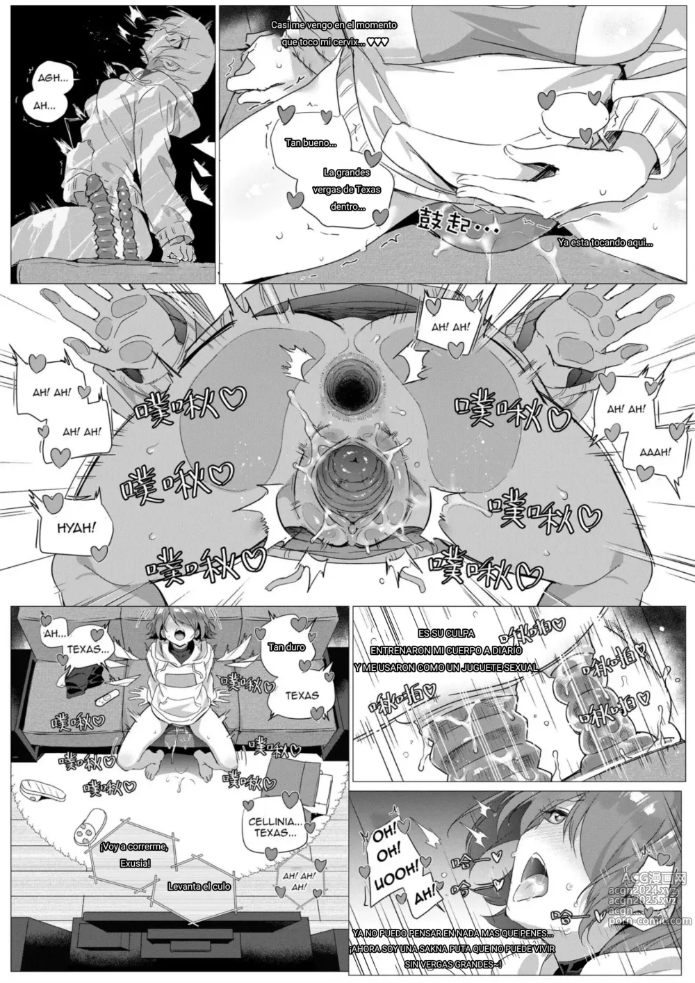 Page 38 of doujinshi 2 Texas x Exusiai (decensored)