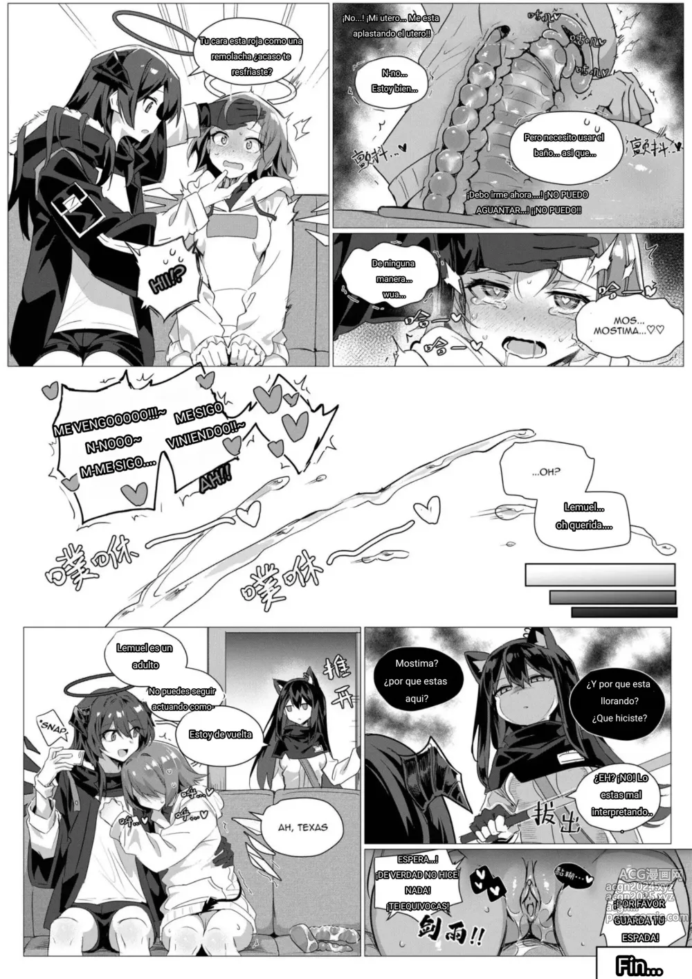 Page 40 of doujinshi 2 Texas x Exusiai (decensored)