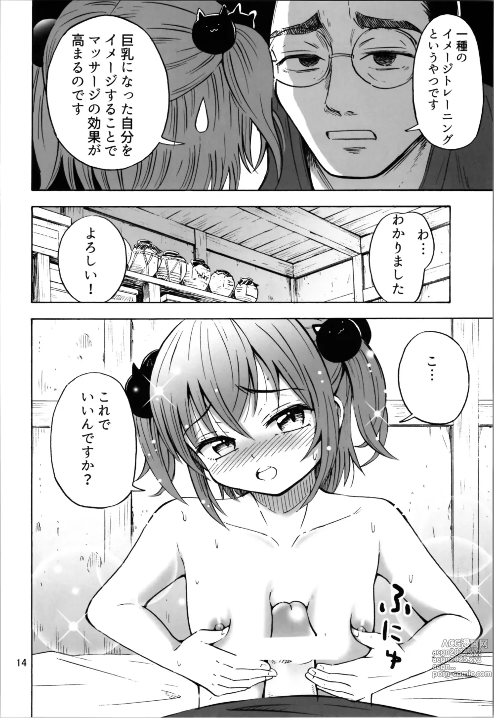 Page 14 of doujinshi TS Shita no ni Hinnyuu toka tte Arienakunai desu ka?