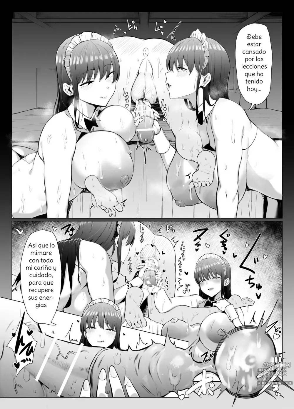 Page 40 of doujinshi Koushinchou Futago Maid no Ochinpo Lesson