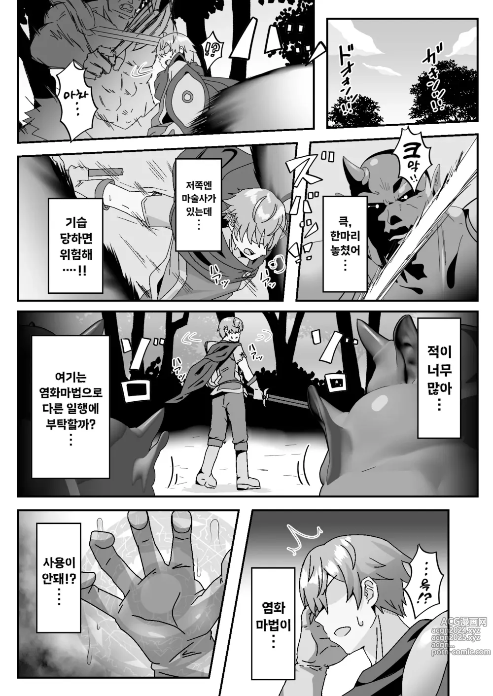 Page 9 of doujinshi 마물을 몰래 숨긴 용사의 말로 중권