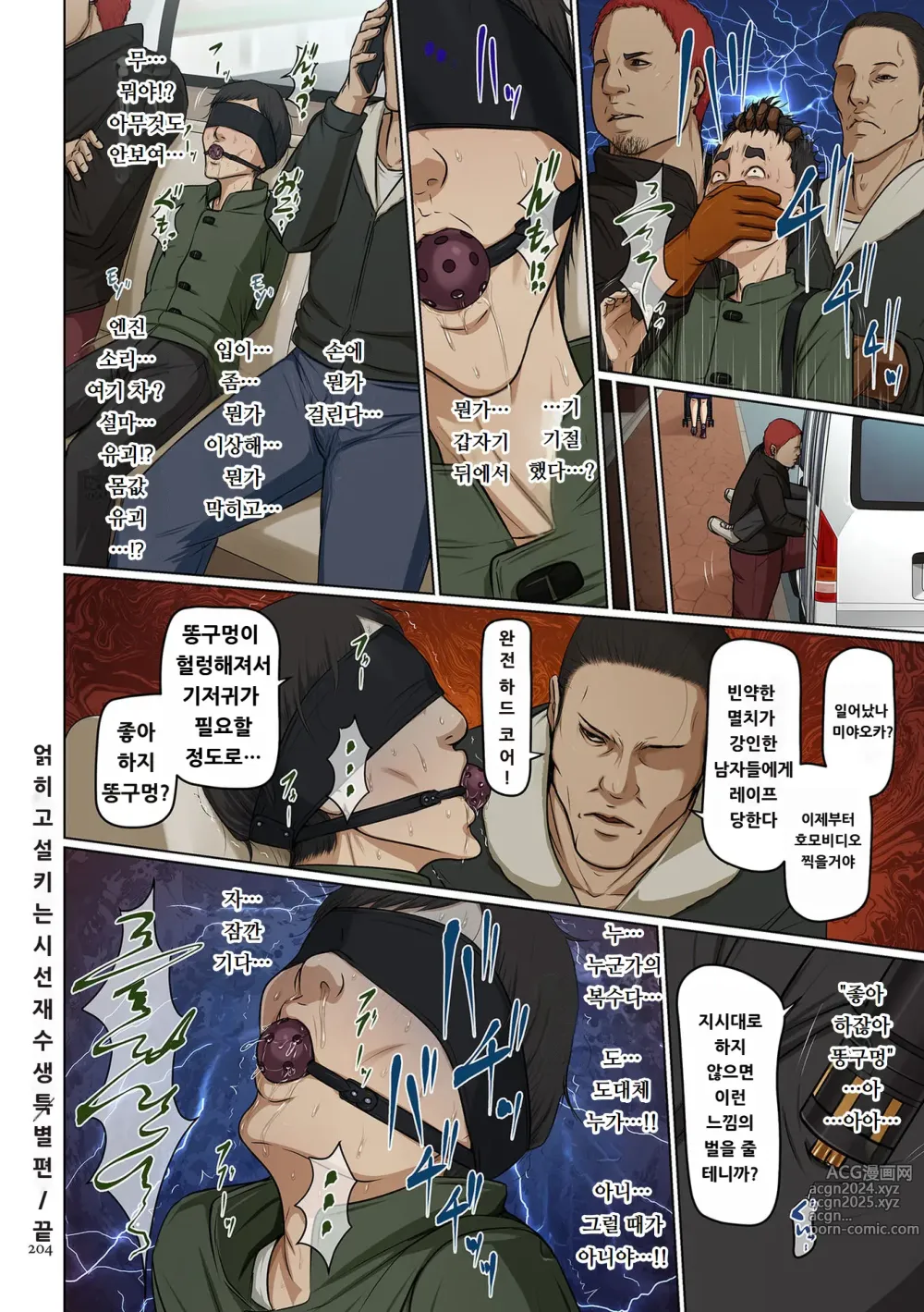 Page 204 of manga 휘감기는 시선 4