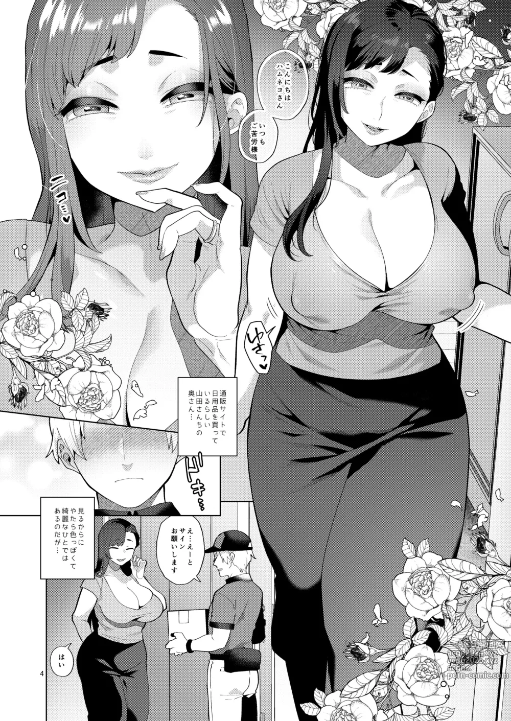 Page 3 of doujinshi Haitatsusaki no  Oku-san ga Shemale Succubus Datta Hanashi