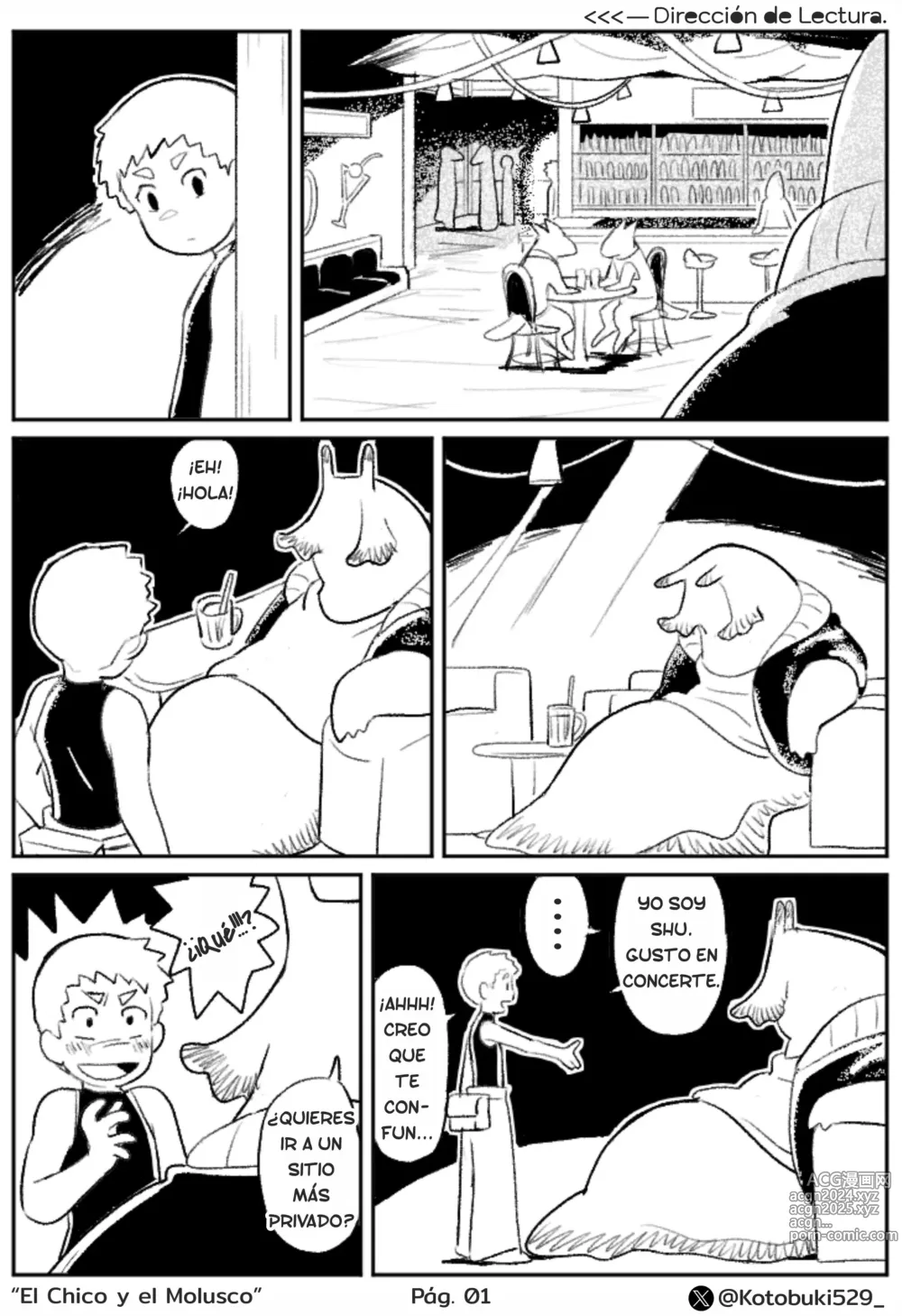 Page 2 of doujinshi El Chico y el Molusco