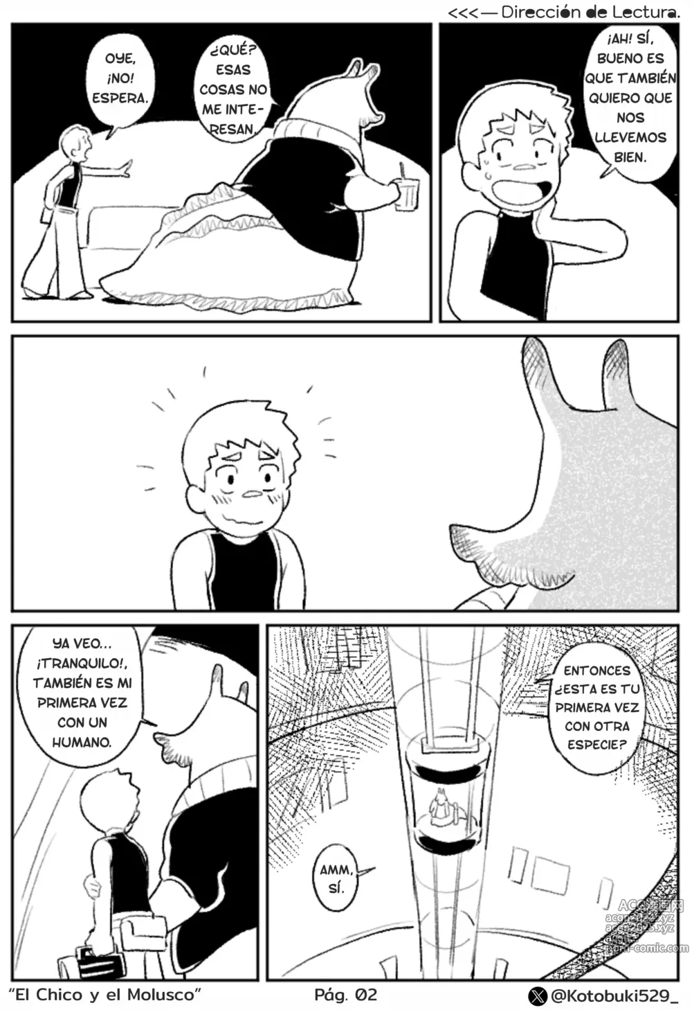 Page 3 of doujinshi El Chico y el Molusco