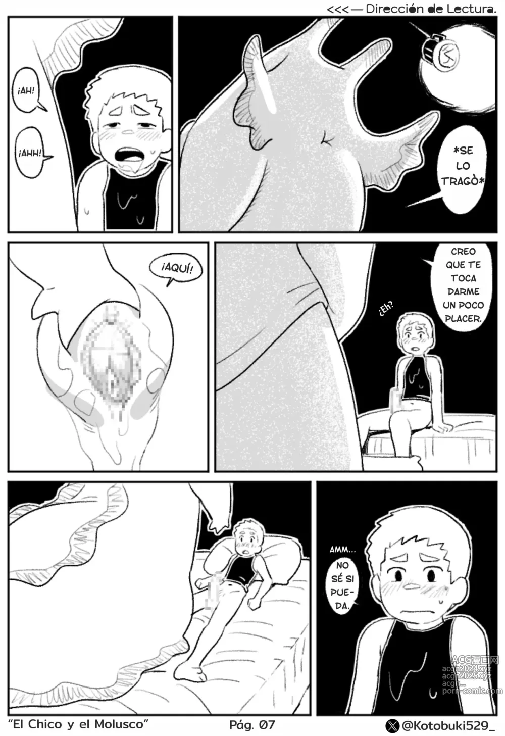 Page 8 of doujinshi El Chico y el Molusco