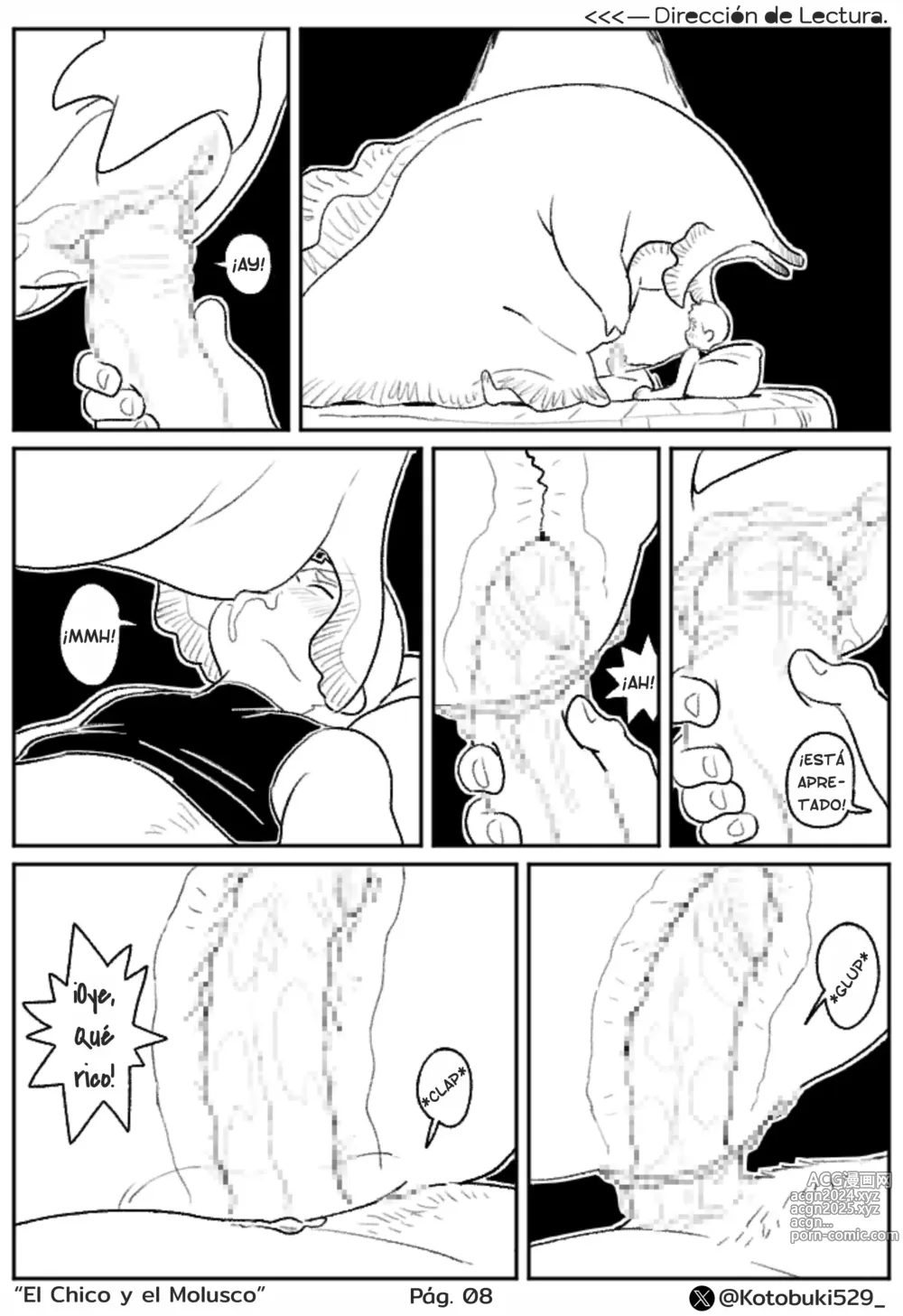 Page 9 of doujinshi El Chico y el Molusco