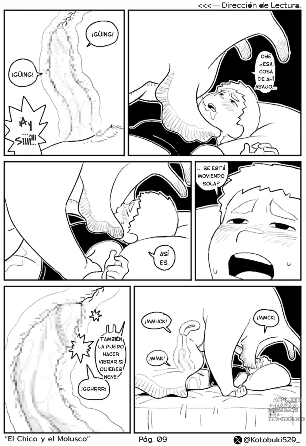 Page 10 of doujinshi El Chico y el Molusco