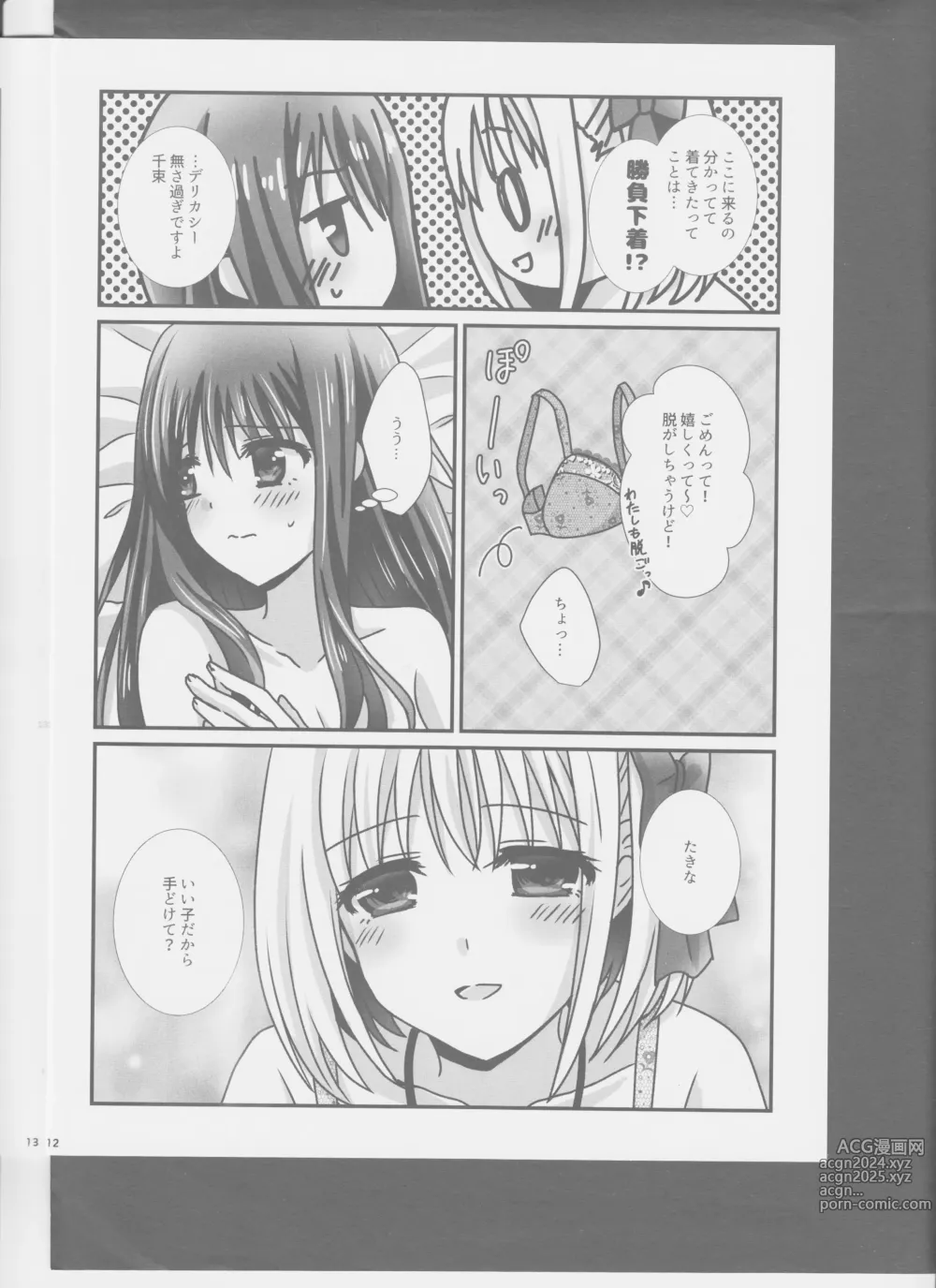 Page 12 of doujinshi ChisaTaki ga LoveHo ni Iku Hon.