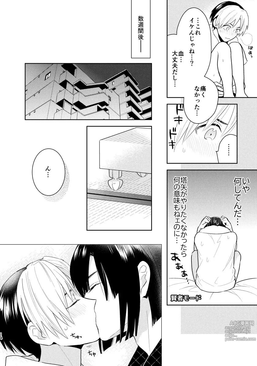 Page 12 of doujinshi Nikaime Ecchi ga Iidasenai!