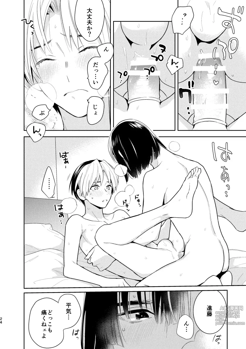 Page 22 of doujinshi Nikaime Ecchi ga Iidasenai!